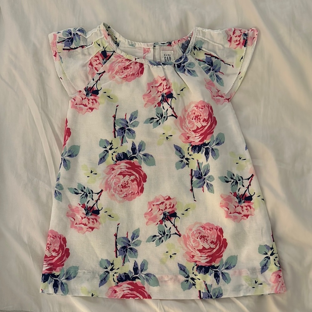 Linen/Cotton Blend Dress 18-24 months